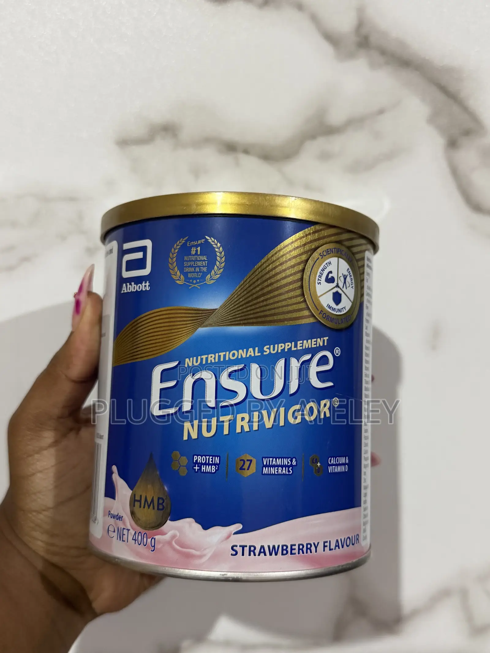 NUTRITIONAL SUPPLEMENT Ensure Strawberry