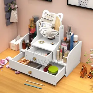 Wood Plastic Composite (WPC) Makeup Organizer