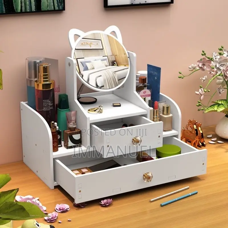 Wood Plastic Composite (WPC) Makeup Organizer