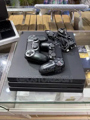 Ps4 Pro 1tb With 2 Controllers + 2 Latest Games