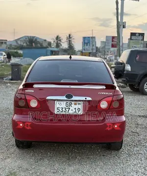 Toyota Corolla S 2007 Red