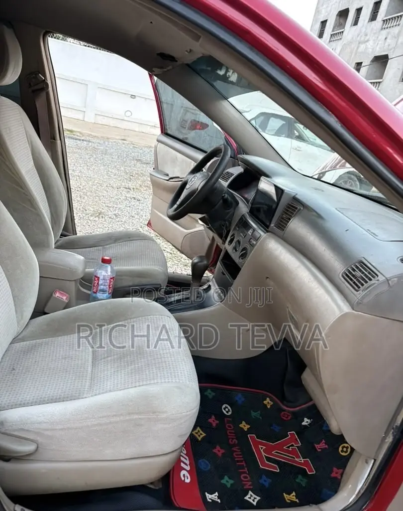 Toyota Corolla S 2007 Red