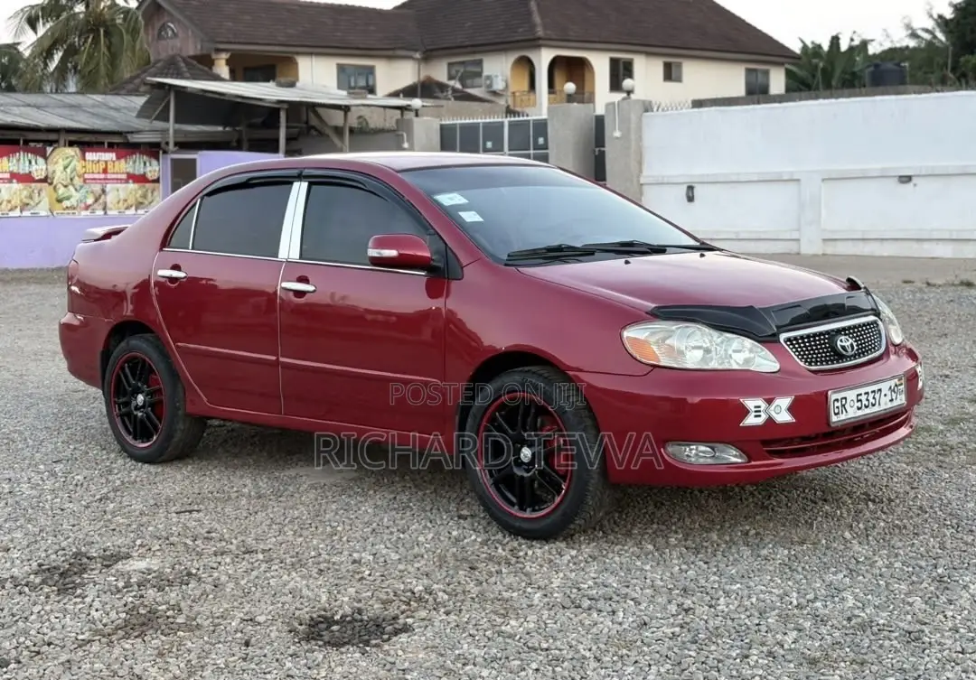 Toyota Corolla S 2007 Red