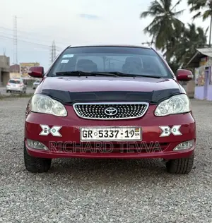 Toyota Corolla S 2007 Red