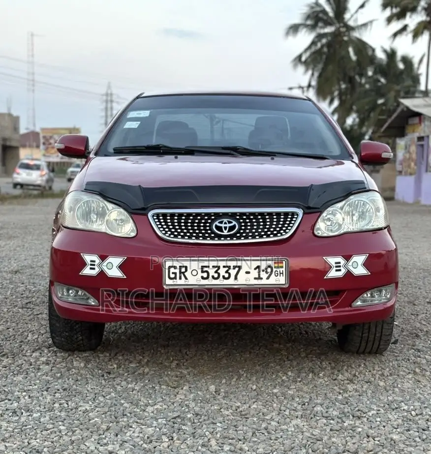 Toyota Corolla S 2007 Red