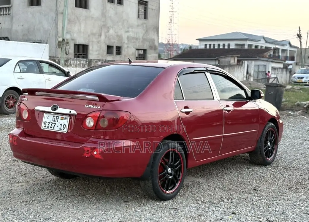 Toyota Corolla S 2007 Red