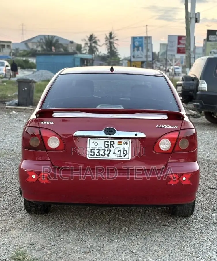 Toyota Corolla S 2007 Red