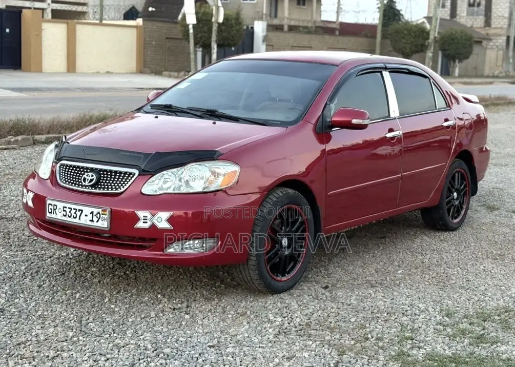 Toyota Corolla S 2007 Red