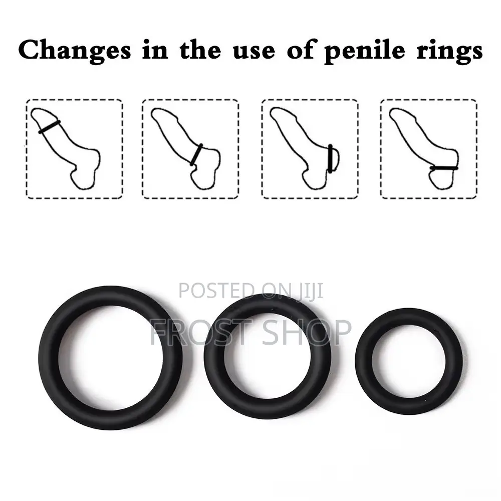 3 in 1 Silicone Penis Ring Cork Ring Set