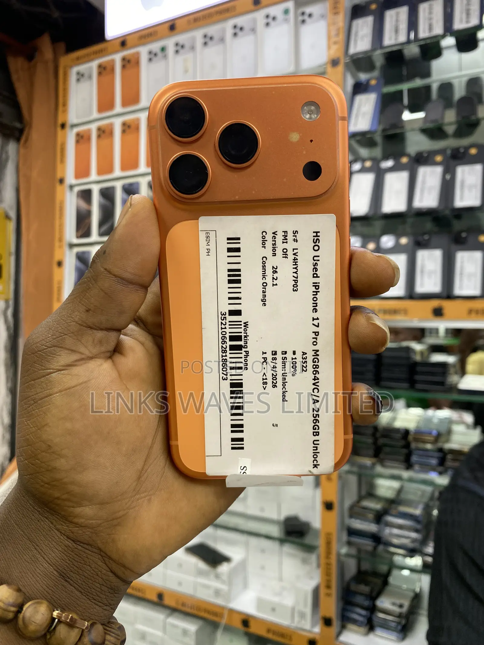 New Apple iPhone 17 Pro 256 GB Orange