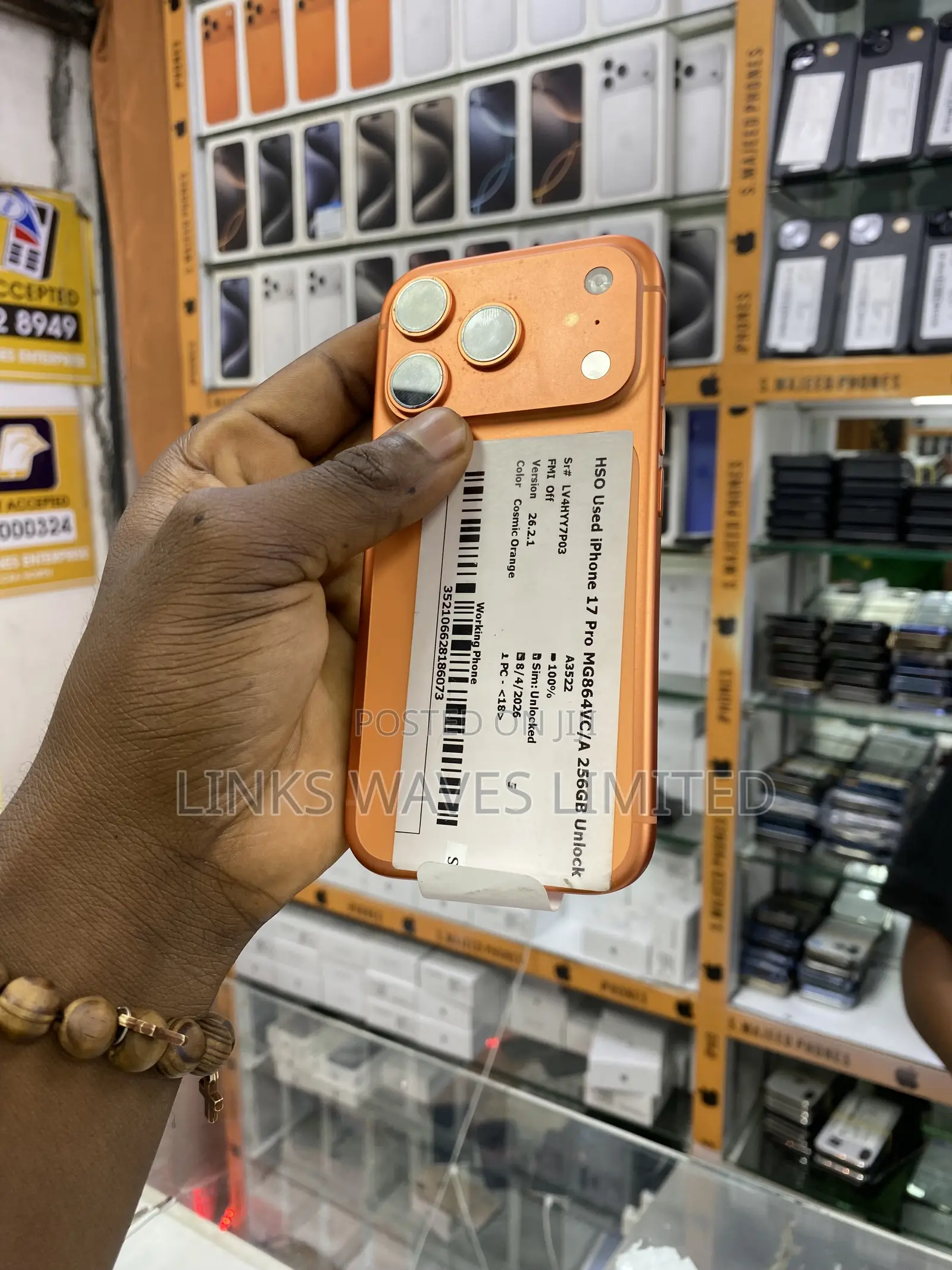 New Apple iPhone 17 Pro 256 GB Orange