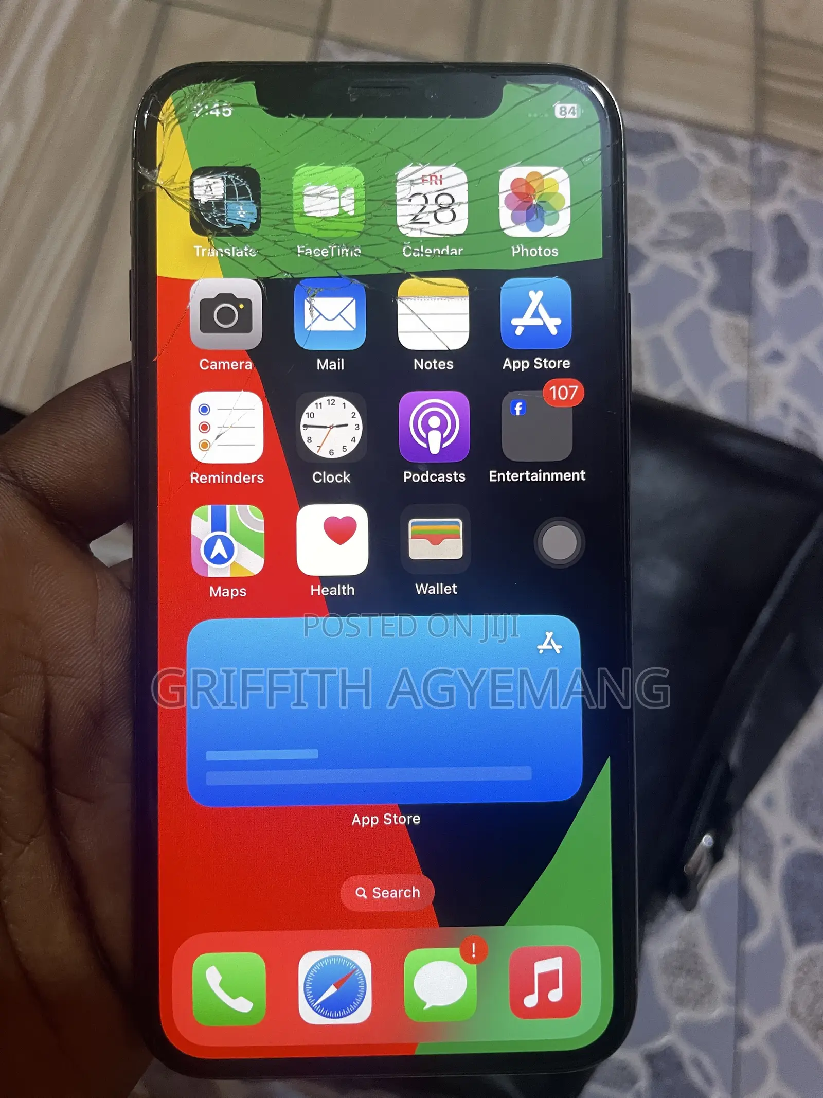 Apple iPhone X 64 GB Black