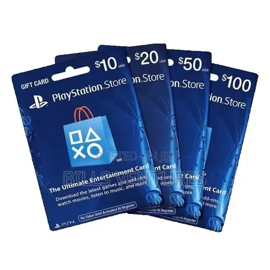 Play Station(PSN) and Xbox Gift Cards