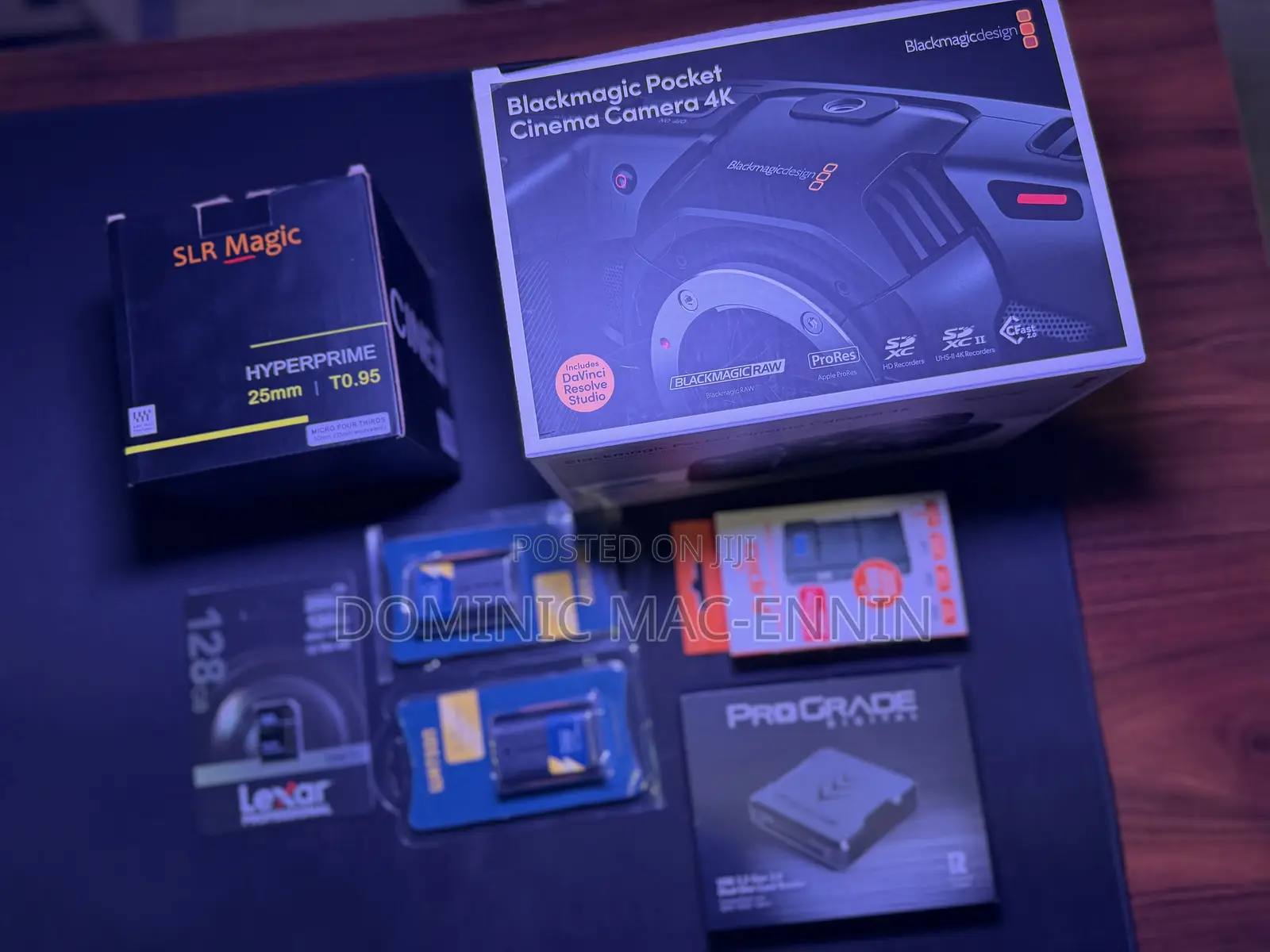 Black Magic Pocket Cinema — Body Kit or Lens + Media Bundle Options