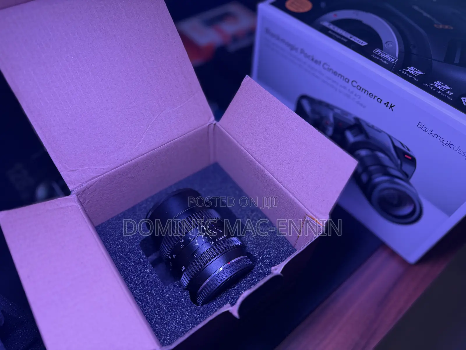 Black Magic Pocket Cinema — Body Kit or Lens + Media Bundle Options