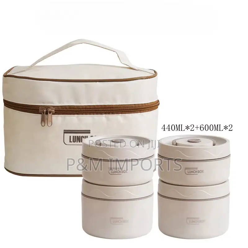 4pcs Insulated Lunch Bowl Set