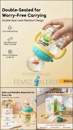 Oraimo FountainJoy 300 300ml LeakProof Tritan Design Kids Water Bottle