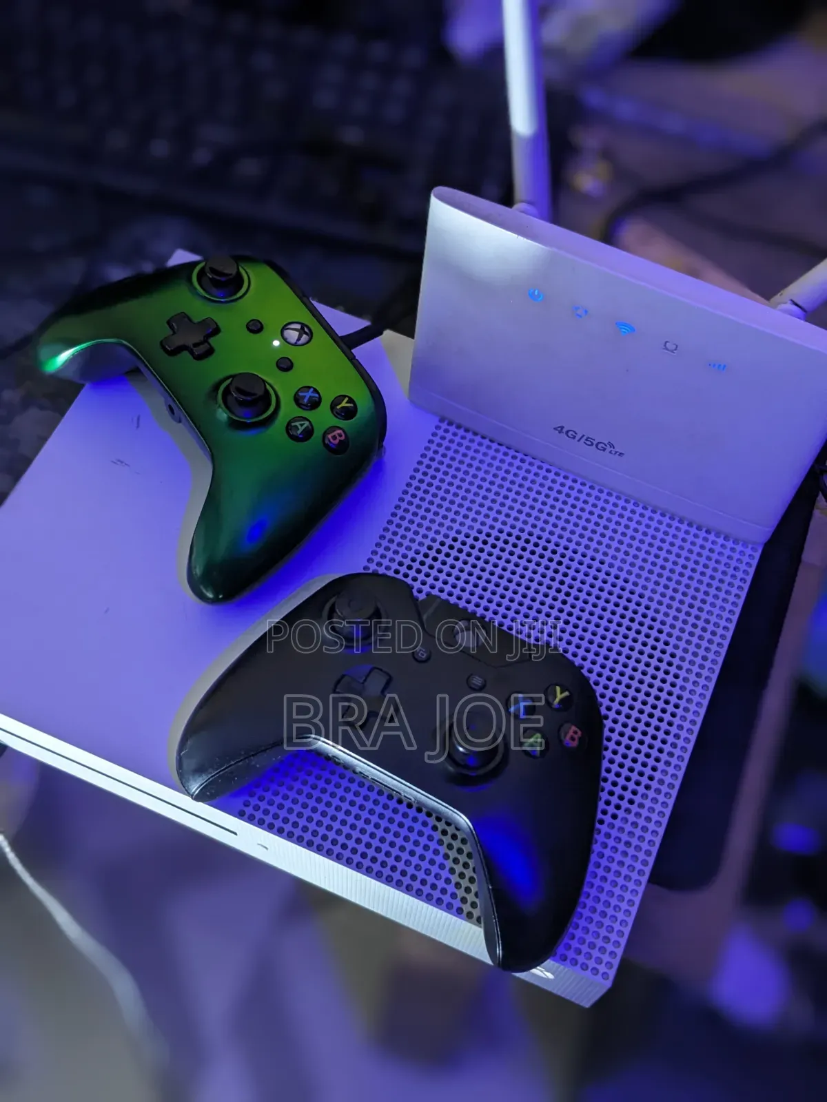 XBox One S With Games and Controllers