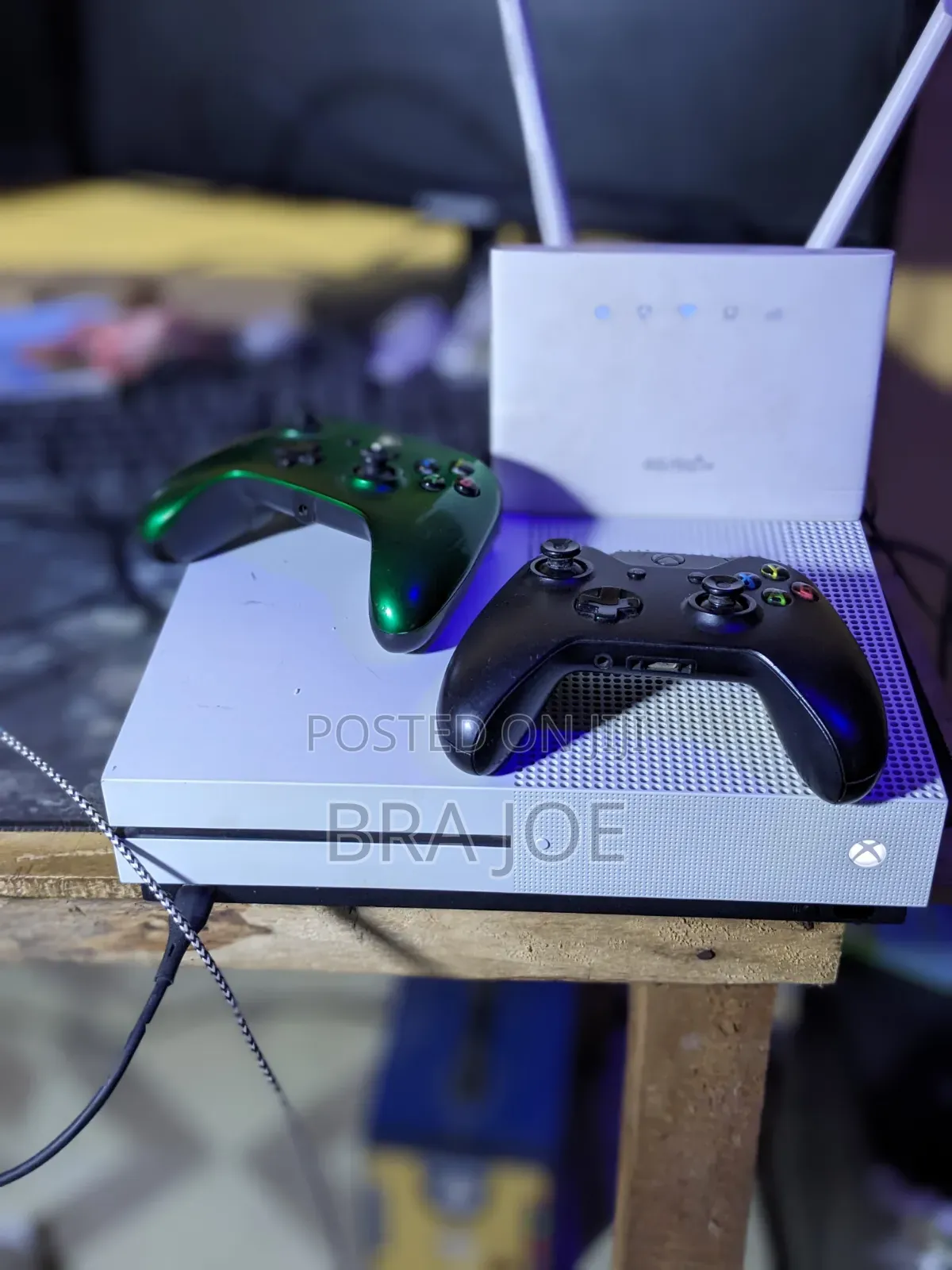 XBox One S With Games and Controllers