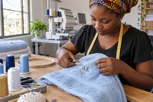 Personalized Towel Embroidery | Names Initials in Accra