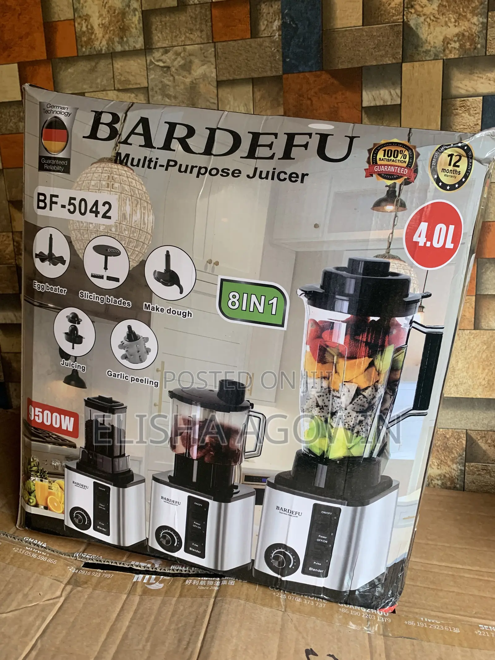 Original German Made 8 in 1 Bardefu Blender at Spintex/Ashaiman