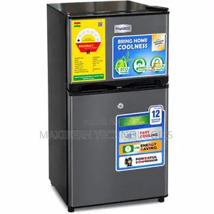 Nasco 95L Double Door Fridge With Top Freezer – NASF2-12S