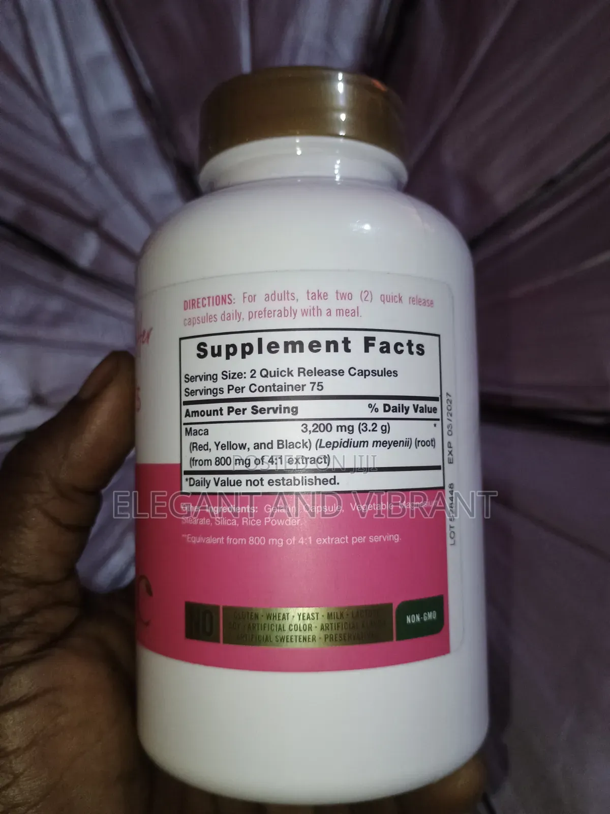 Maca Root for Women | 150 Capsules