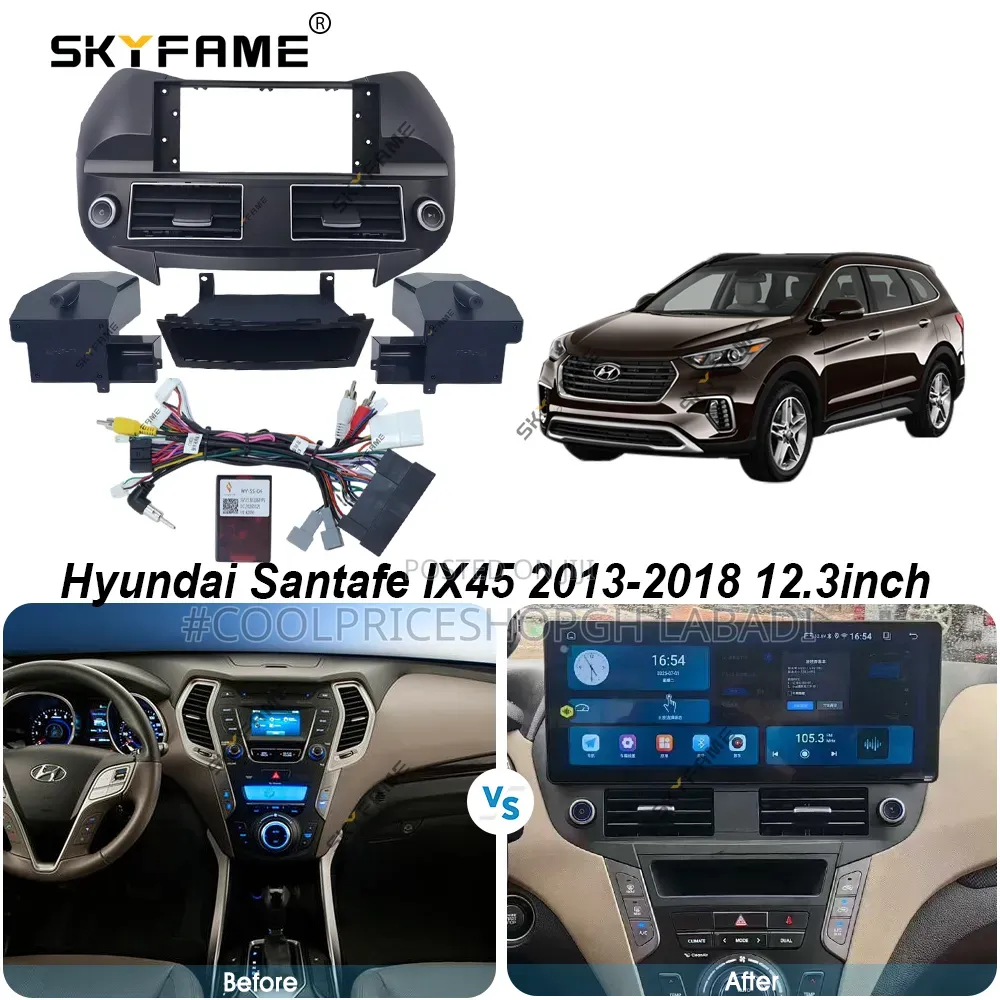Hyundai Santafe 2013-2018 (12.3-Inch) Android Multimedia System