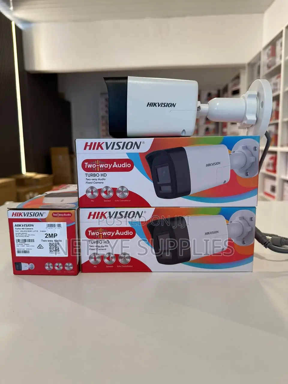 Hikvision 2MP Two Way Audio Fixed Mini Bullet Camera DS-2CE16D0T-LPTS