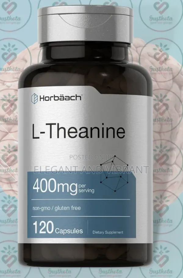 L-Theanine 400mg, 120 Capsules,Cognitive Mental Health