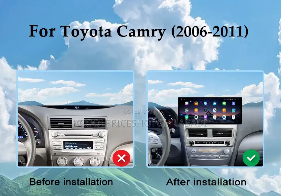 TOYOTA CAMRY 2007-2012 (12.3-Inch) Android Multimedia System