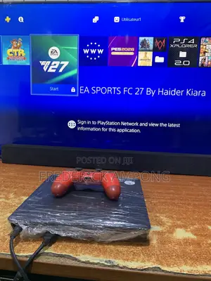 Ps4 Slim With 12games Including Fc 27 Very Neat No Fault 1tb