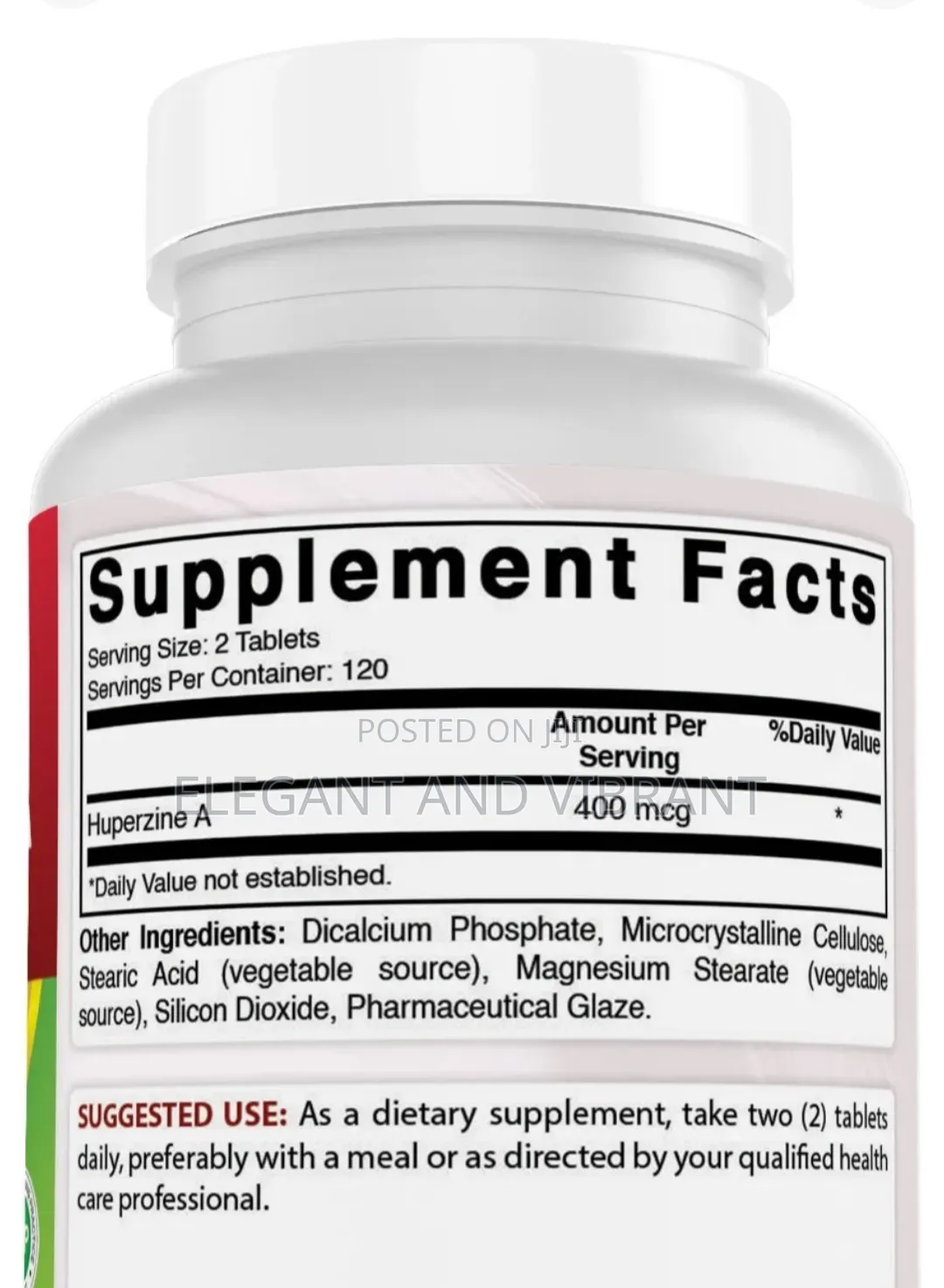 Huperzine a 400 MCG Per Serving- 240 Tablets