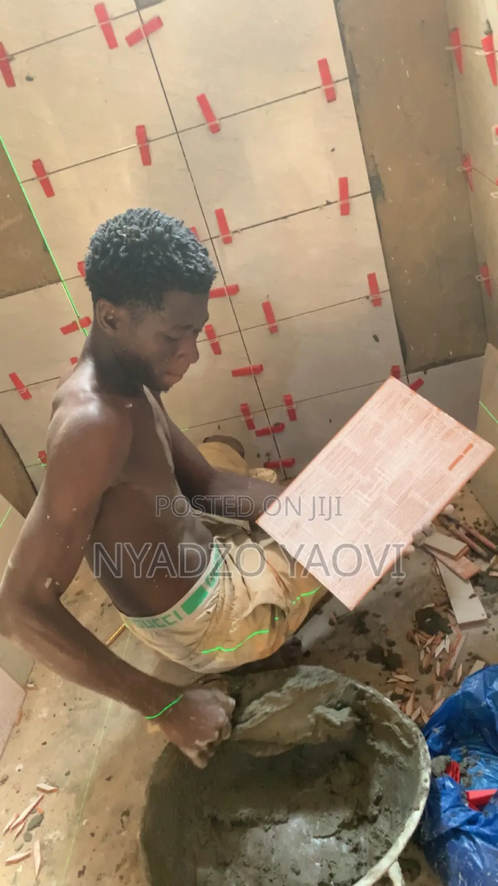 Tiler Yaw From Togo Doing Good Work