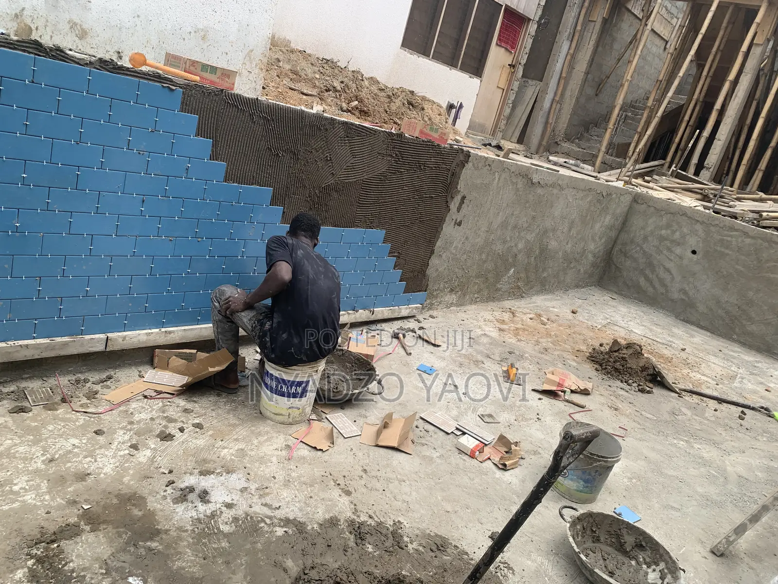 Tiler Yaw From Togo Doing Good Work