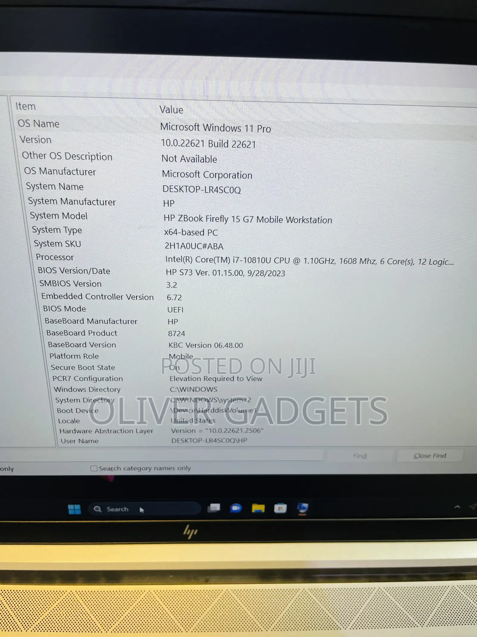 Laptop HP ZBook Firefly 15 G7 16GB Intel Core i7 SSD 512GB