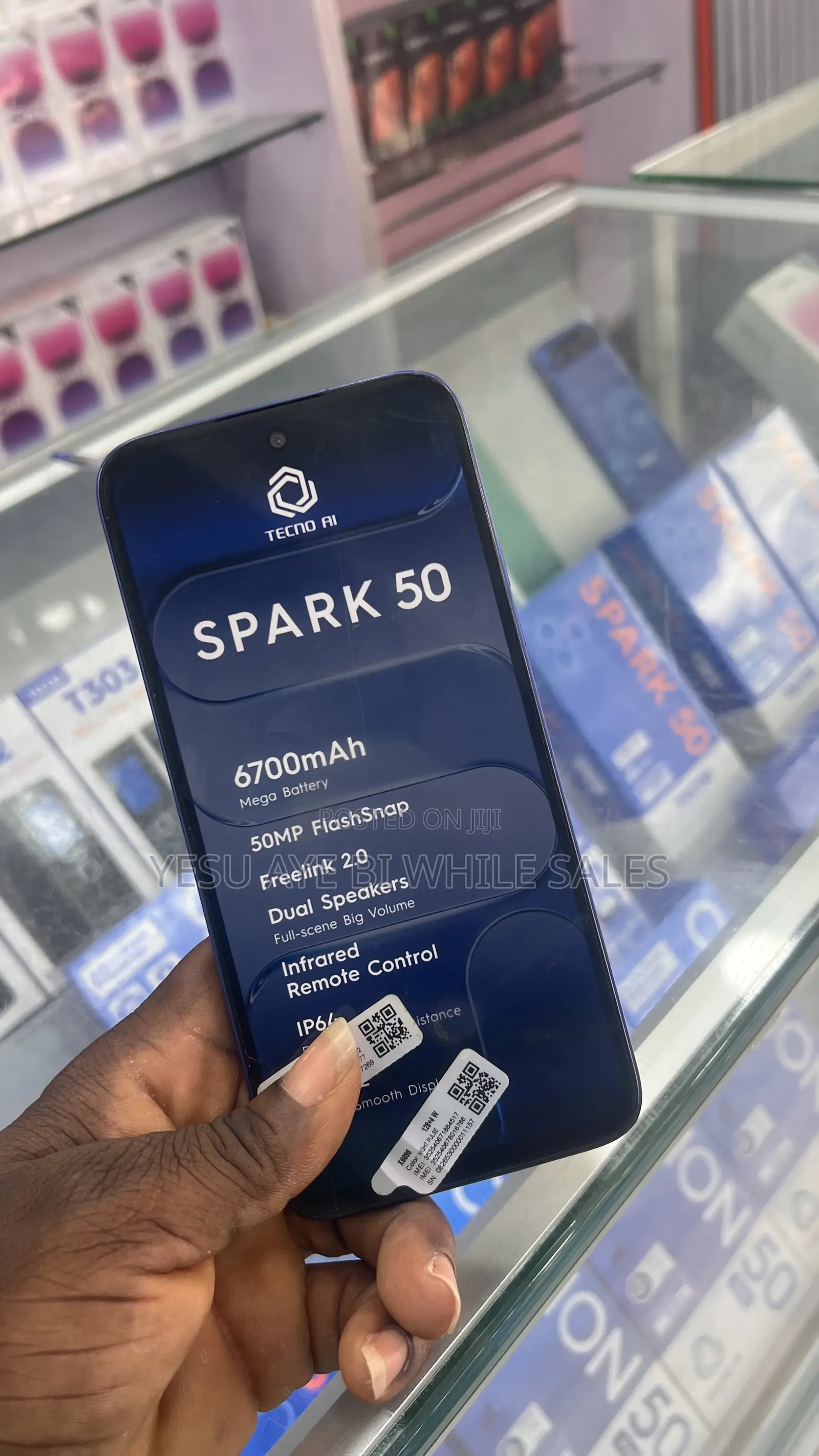 New Tecno Spark 50 128 GB Blue