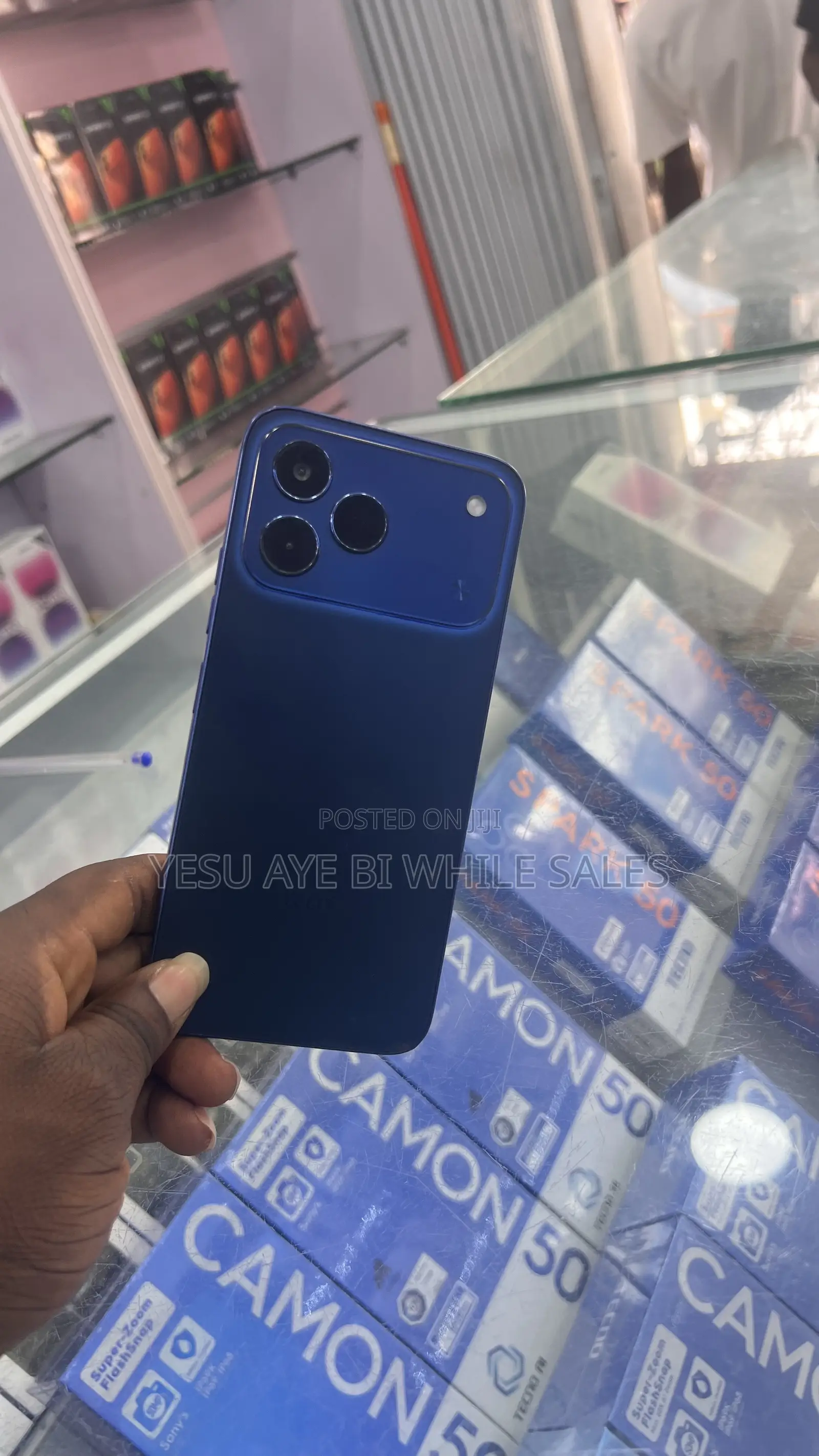 New Tecno Spark 50 128 GB Blue