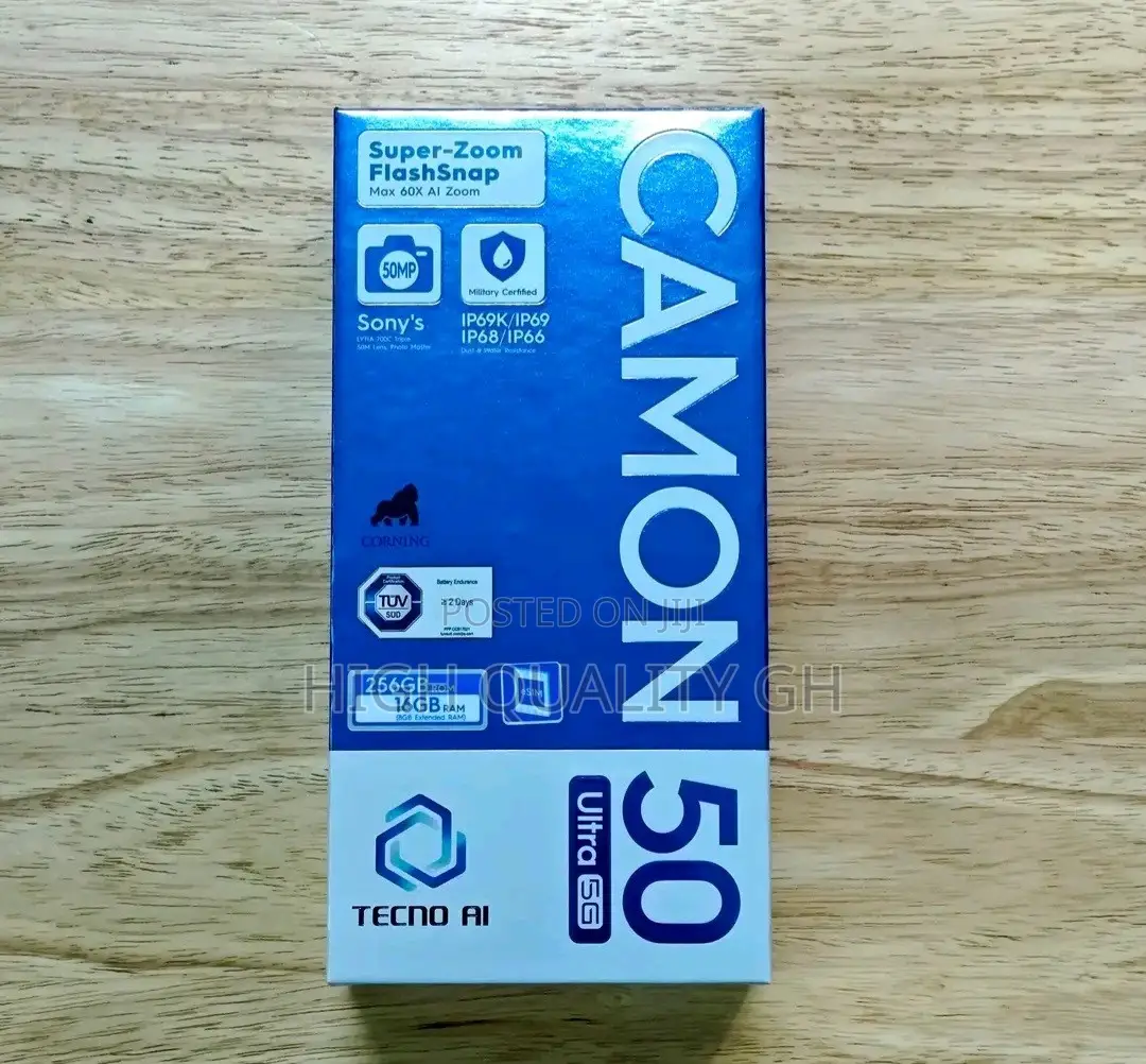 New Tecno Camon 50 Ultra 512 GB Blue