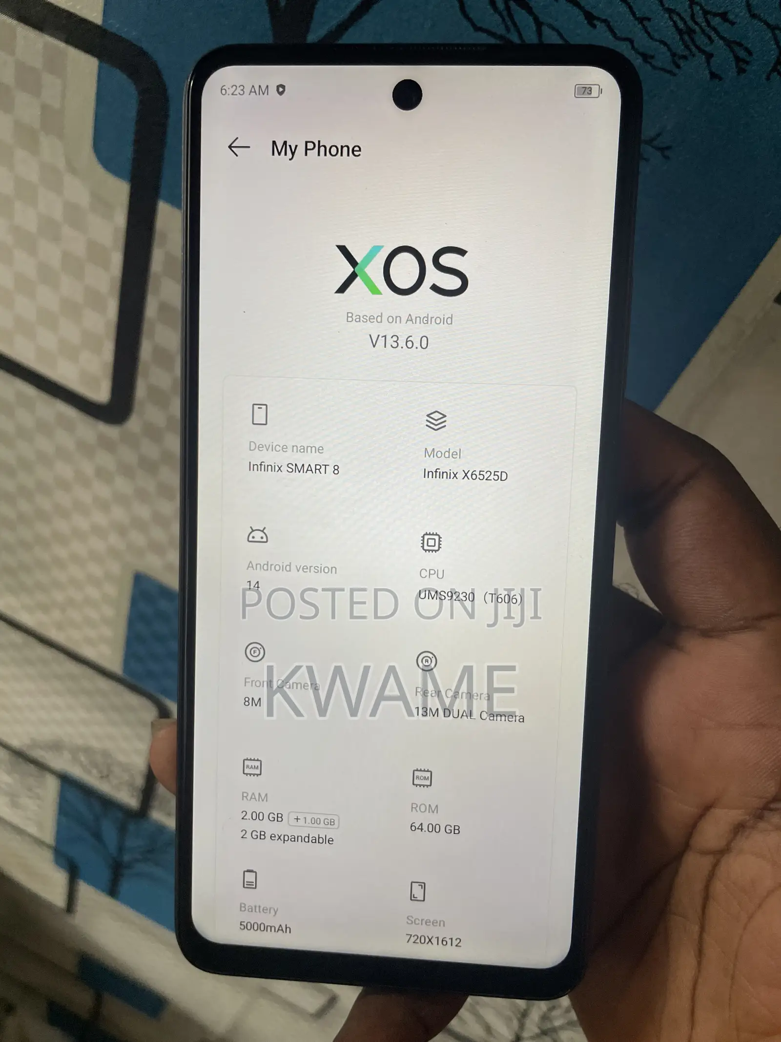Infinix Smart 8 64 GB Black