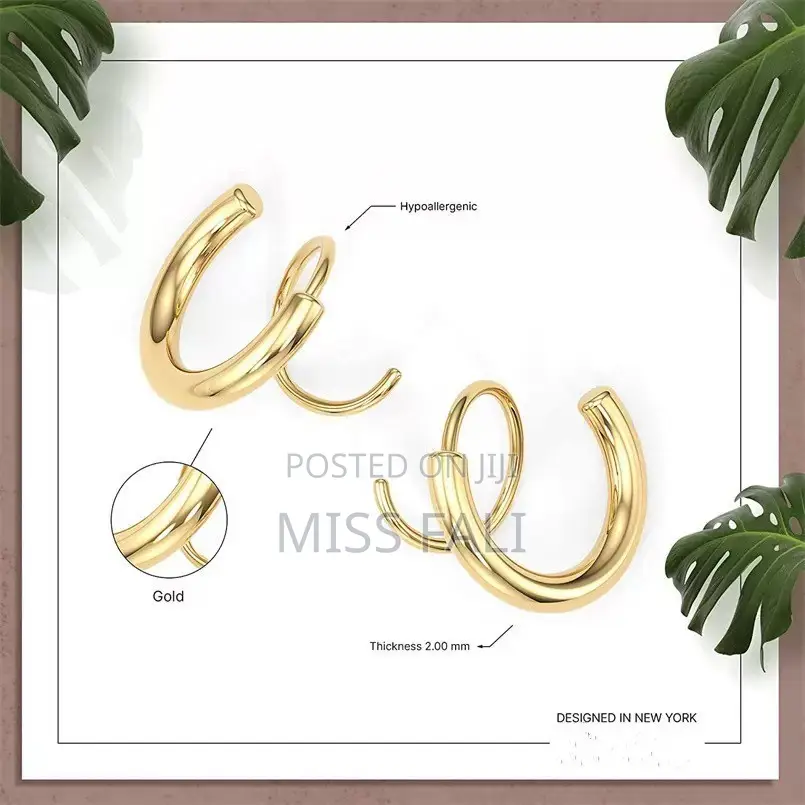 Double Twisted Earrings.