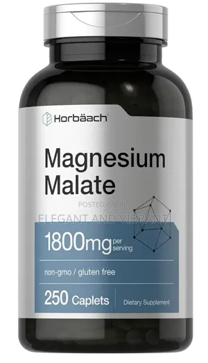 Magnesium Malate | 1800mg | 250 Caplets
