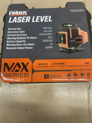 Finder 16 Lines Green Laser Level + Tripod | Self-Leveling