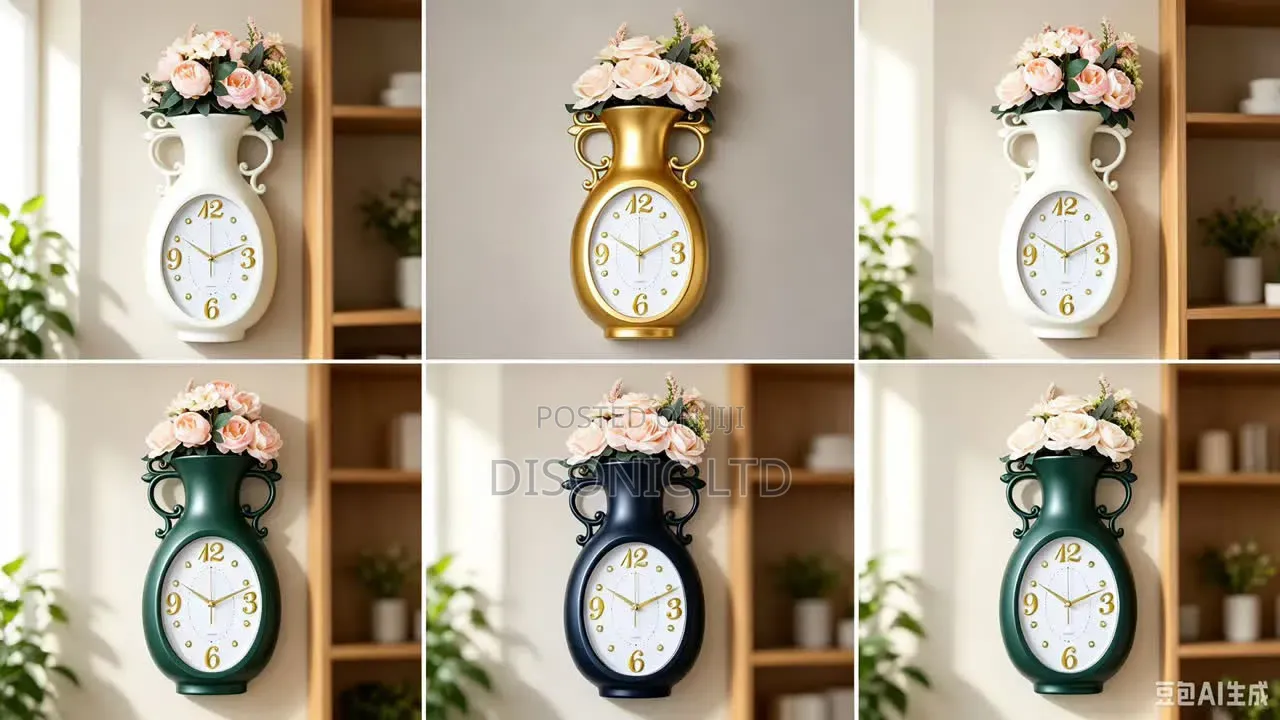 Flower Wall Clock