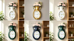 Flower Wall Clock