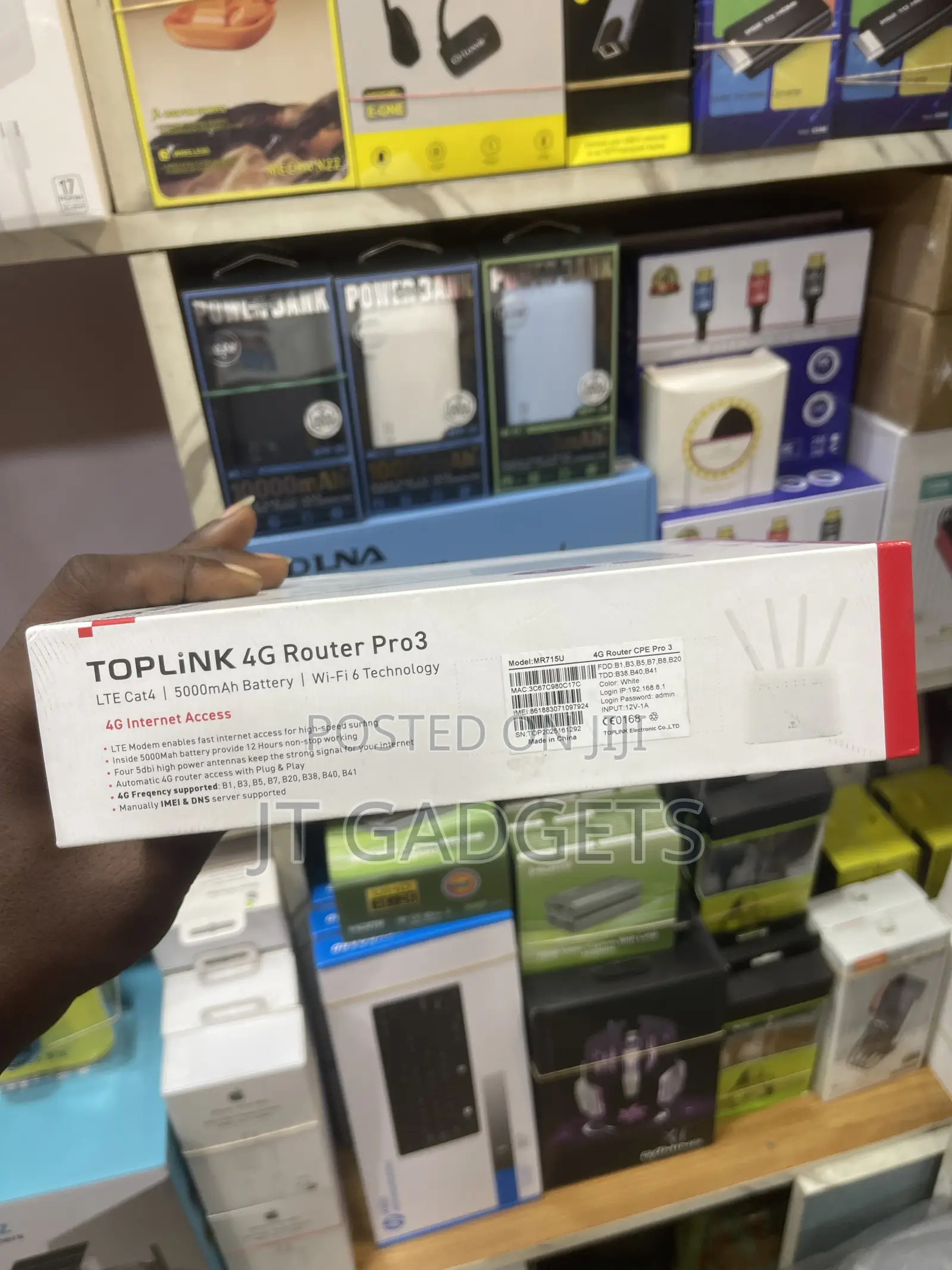 TOPLiNK 4G Router Pro3 (Portable WiFi 6 Router)