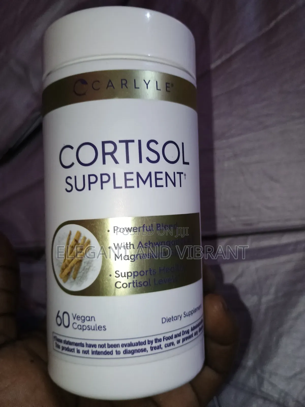 Cortisol Supplement | 60 Capsules Ashwagandha Magnesium Complex