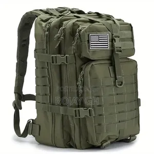 QT QY 50L Tactical Military Tactical Travel Backpack in Army Green