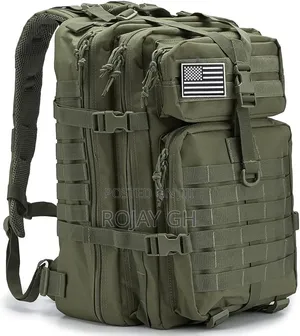 QT QY 50L Tactical Military Tactical Travel Backpack in Army Green