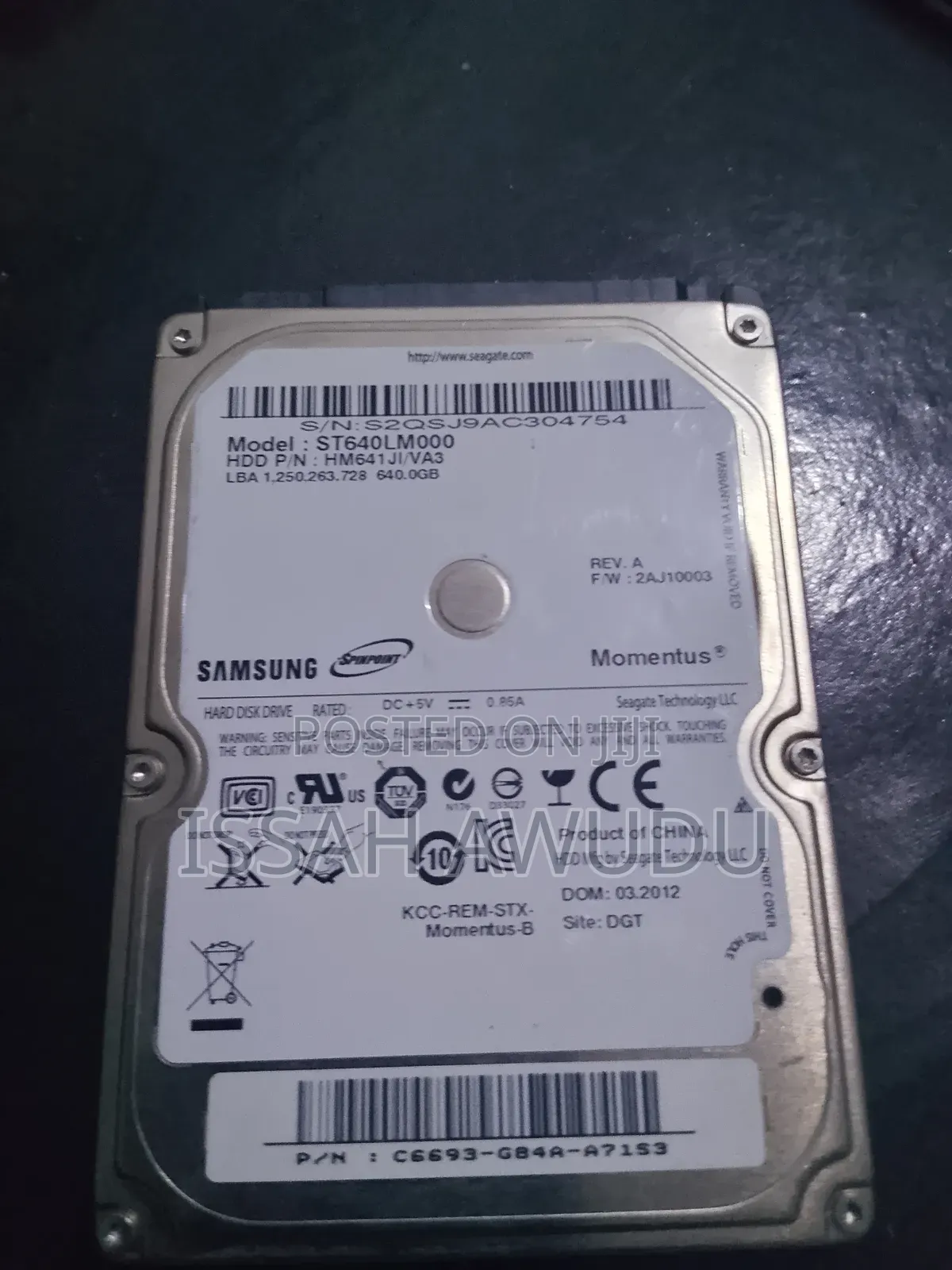 Laptop Sata Hard Drive